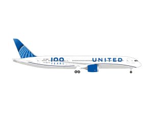 B787-9 Dreamliner 100 Years United Airlines Herpa 539050