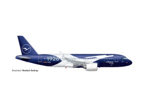 A320neo Lufthansa 100 Jahre – D-AING Kerpen Herpa 539487