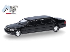 MB S600 Pullmann, černý Herpa 87MC000103