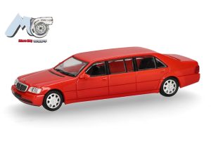 MB S600 Pullmann, červený Herpa 87MC000104