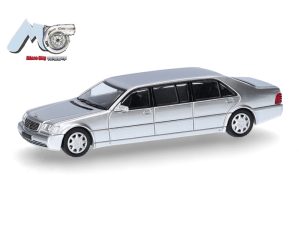 MB S600 Pullmann, stříbrný Herpa 87MC000106