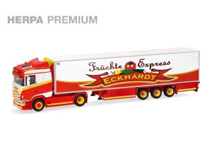 Scania CS 20 chladírenský návěs Früchte Eckhardt Herpa 962865