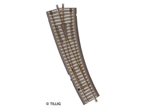 výhybka B oblouková pravá ruční 15° Tillig 83861