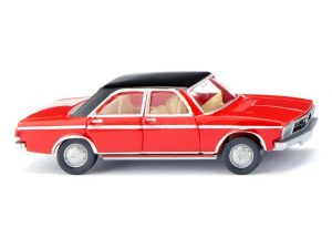 Audi 100 červené s černou střechou Wiking 12049