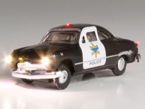 policejní vůz svítící Woodland Scenics JP5613