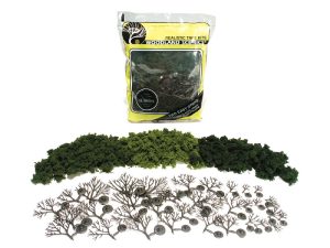 listnaté stromy 14 ks Woodland Scenics TR1102