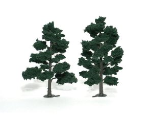 listnaté stromy velké tmavě zelené 2 ks Woodland Scenics TR1517