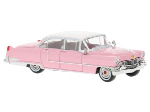 Cadillac Fleetwood růžový, 1955 Brekina 18350
