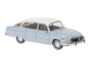 Tatra 603-2 šedá s bílou střechou, 1963 Brekina 27326