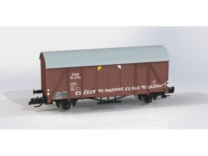 zavřený vůz Ztr 1968 okupace ČSD IGRA MODEL 96600017