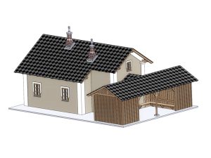strážní domek s čekárnou IGRA MODEL 261005