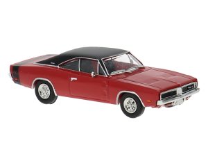 Dodge Charger červený / černý, 1969 Brekina 18003