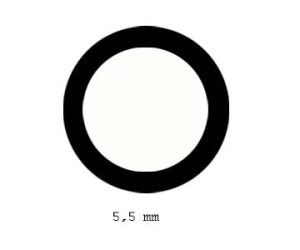 trubka průměr 5,5mm délka 350mm 3ks Evergreen 227