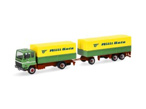 Ford Transconti plachtový s přívěsem Willi Betz Herpa 321051