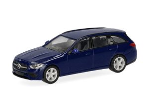 MB C-třída T-model tmavě modrý Herpa 421010-003