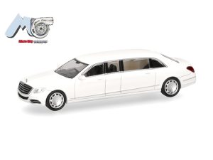 MB S600 Pullmann W221 bílý Herpa 87MC000138