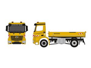 MB Arocs S třístranný sklápěč Leonhard Weiss Herpa 962803