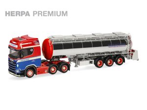 Scania CS 20 chromovaná cisterna Mathiesen Herpa 963206