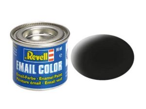 barva Revell emailová - 32108: matná černá (black mat) Revell 32108