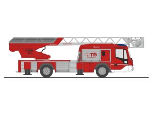 Magirus DLK 32 n.B. hasiči Vigili del Fuoco Rietze 71104