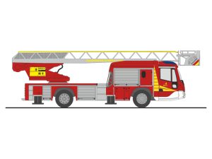 Magirus DLK 32 n.B. hasiči Döbeln Rietze 71121