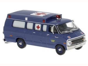 Dodge B 200 Ambulance US Air Force, 1975 Brekina 18313