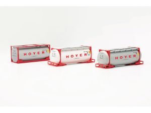 cisternový kontejnér Hoyer 3ks - doprodej Herpa 076500-006