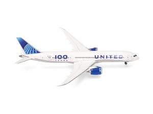 B787-9 United 100 Years – N61101 Herpa 573733