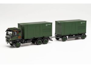 Iveco Trakker kontejnerový přívěs s generátorem - doprodej Herpa 746847