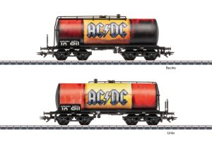 kotlový vůz AC/DC Cover you in Oil Märklin 46530