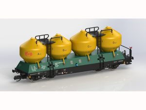 vůz na sypké hmoty Uas / Raj Chemické závody W.Piecka IGRA MODEL 96400021