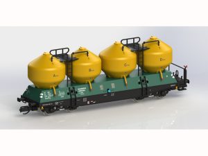 vůz na sypké hmoty Uas / Raj Královodvorská cementárna IGRA MODEL 96400022