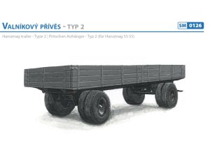 přívěs valníkový - typ 2 (pro Hanomag) sma 0126k