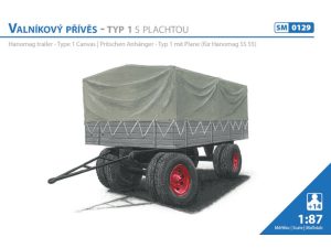přívěs valníkový - typ 1 s plachtou (pro Hanomag) sma 0129k