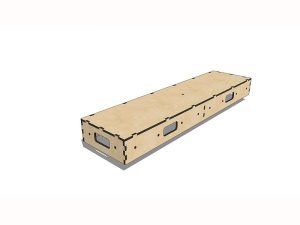 dřevěný modul pro kolejiště 1,00 x 0,25 m Faller 170103
