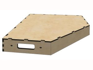 dřevěný modul pro kolejiště 0,25 x 0,5 m Faller 170105