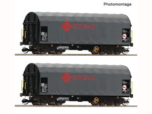 set vozů krytých plachtou Ermewa Roco 6680058