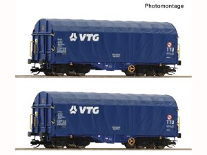 set vozů krytých plachtou VTG Roco 6680060