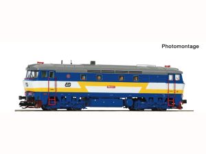 dieselová lokomotiva 751 372-4 ČD DCC se zvukem Roco 7390039